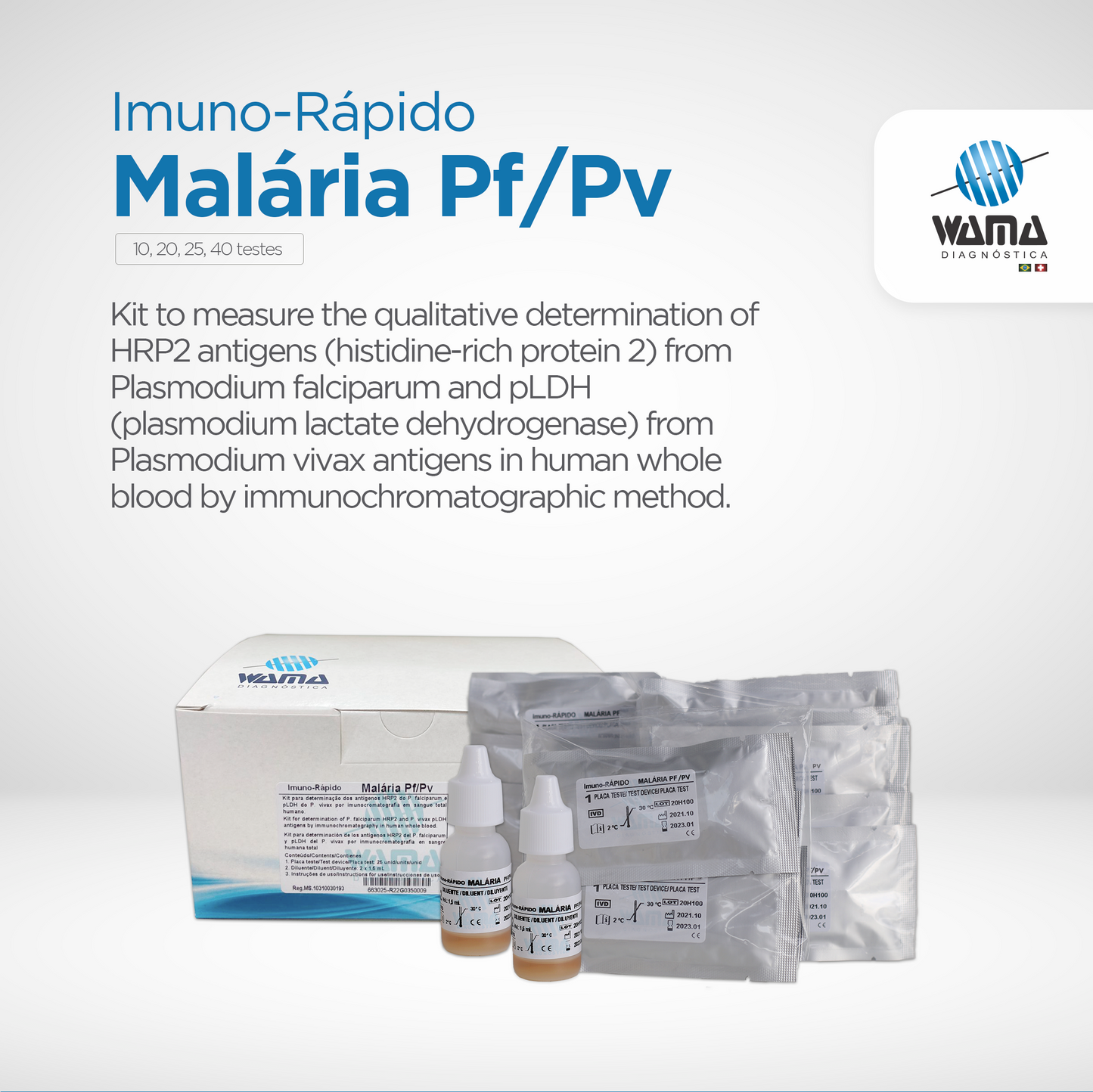 Malaria Pf/Pv Rapid Test (Professional)