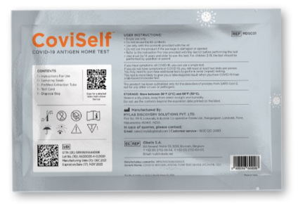 CoviSelf COVID-19 Rapid Antigen Test Kit (Home)