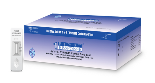 First Response HIV 1+2 / Syphilis Combo Card Test (Professional)