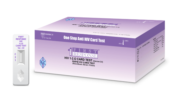 First Response HIV 1-2.O Card Test, Ver. 2.0 (Professional)